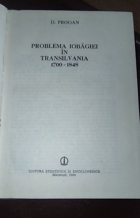 Problema Iobăgiei in Romania