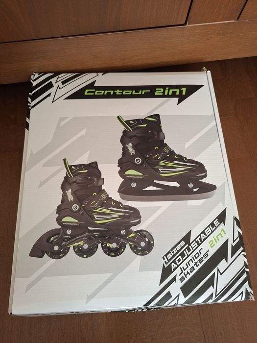 Role / patine gheata Zealot 2 in 1 reglabile 37-40
