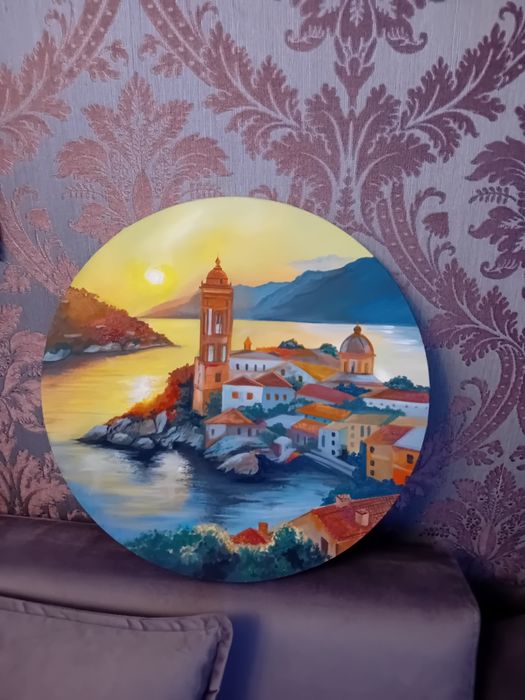 Картина  " Болгария" 32х90, масло,платно