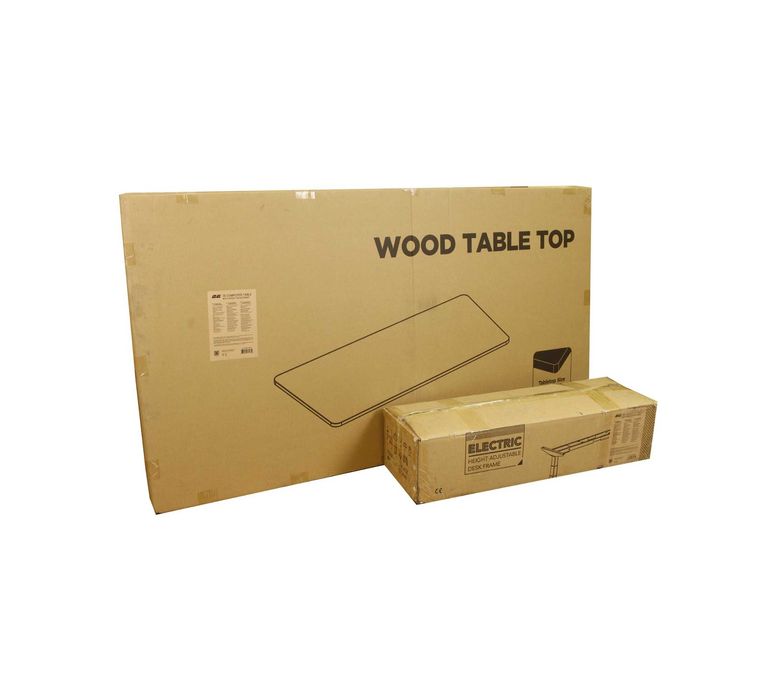 } Стол компьютерный 2E СЕ150W-MOTORIZED /128x150х75cm /White