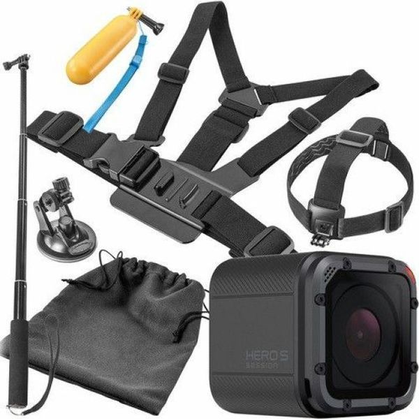 Промопакет 5 за hero session - стойка гърди, глава, монопод, вакуум