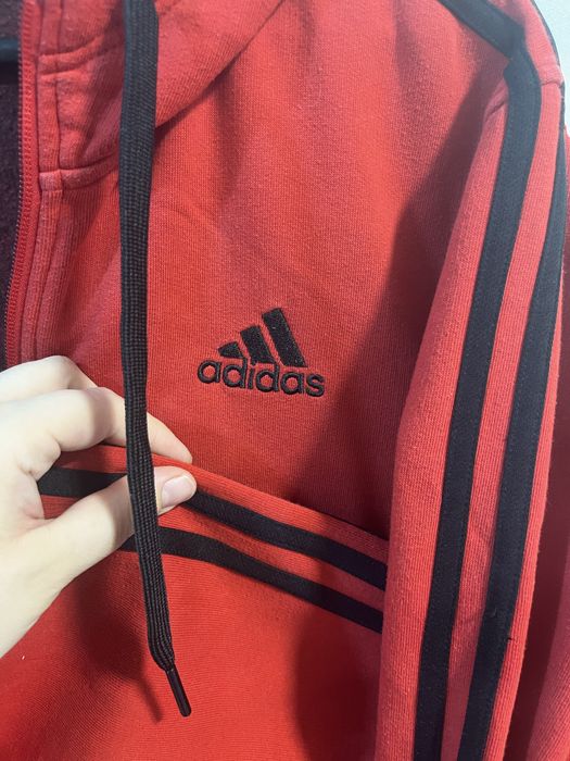 Adidas • Hanorac roșu • mărimea M