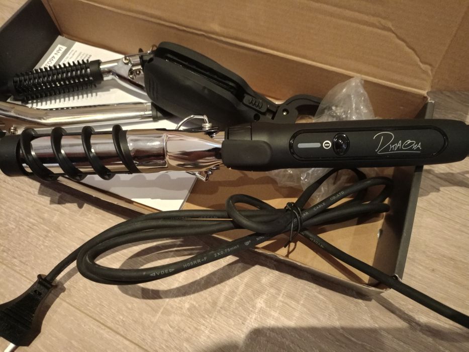 Преса за коса с представки