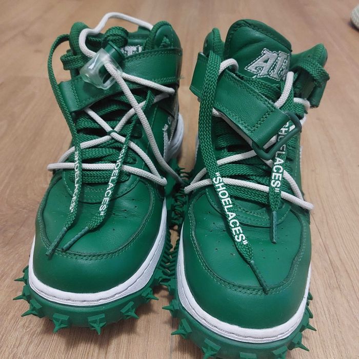 Nike Air Force 1 Mid x Off-White "Pine Green" marime 38.5