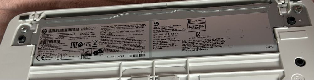 Принтер HP LaserJet черно-белый