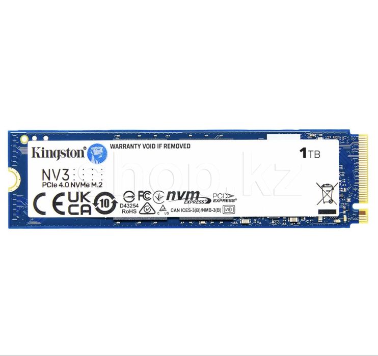 SSD накопитель 1 TB Kingston NV3, M.2, PCIe 4.0