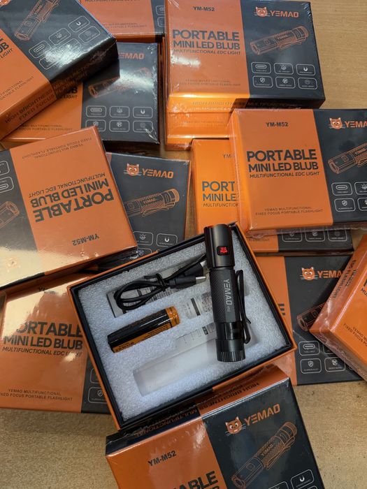 LED фенер мощен магнезиво-алуминиев малък Cob диод 2026 модел