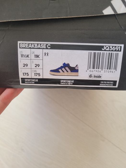 Маратонки Adidas breakbase C,размер 29