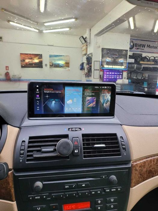 Навигация Android 14 8GB RAM 128GB  BMW X3 E83 БМВ Е83 Андроид 2006-2010 + Apple Carplay