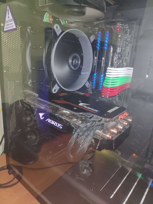 ПРОМО Компютър 5800X3D 1TB SSD 16/32GB DDR4 +B550+ GTX 1080 + 850W PSU