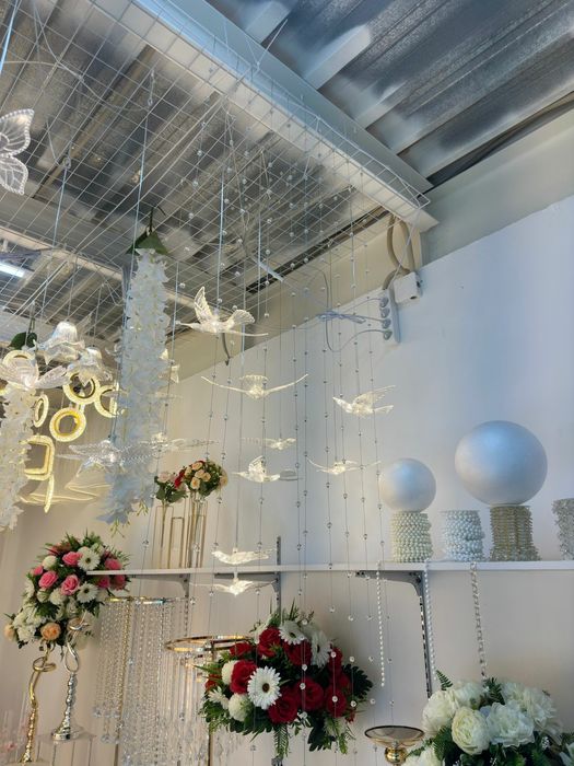 Светящиеся бабочки декор