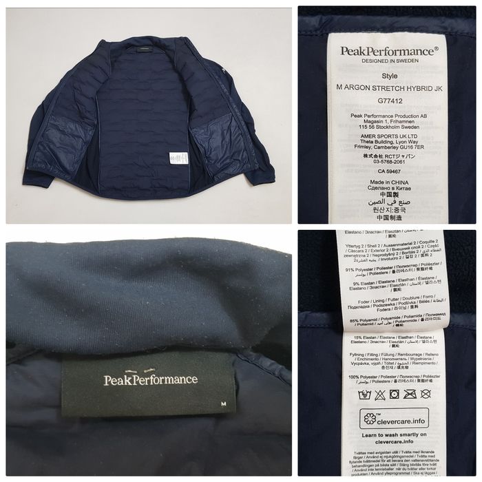 Geaca Peak Performance Stretch Argon Hybrid Navy, mărimea M (men)