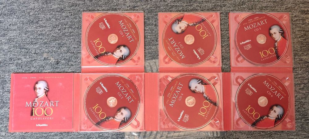 Ediție de colecție Mozart cu 6 CD-uri