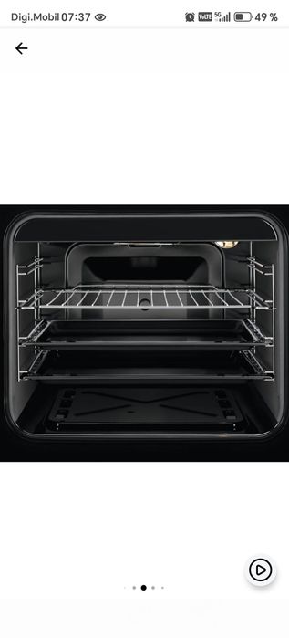 Aragaz Electrolux maron, pe gaz, ca nou. În garantie