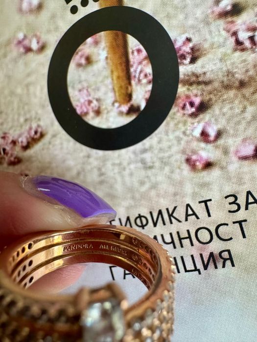 Пръстен Pandora Rose- Gold