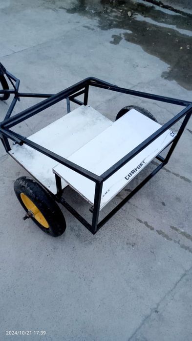 Велосипед с тележкой