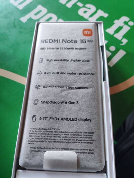 Redmi note 15 .8/256.Nou țiplă