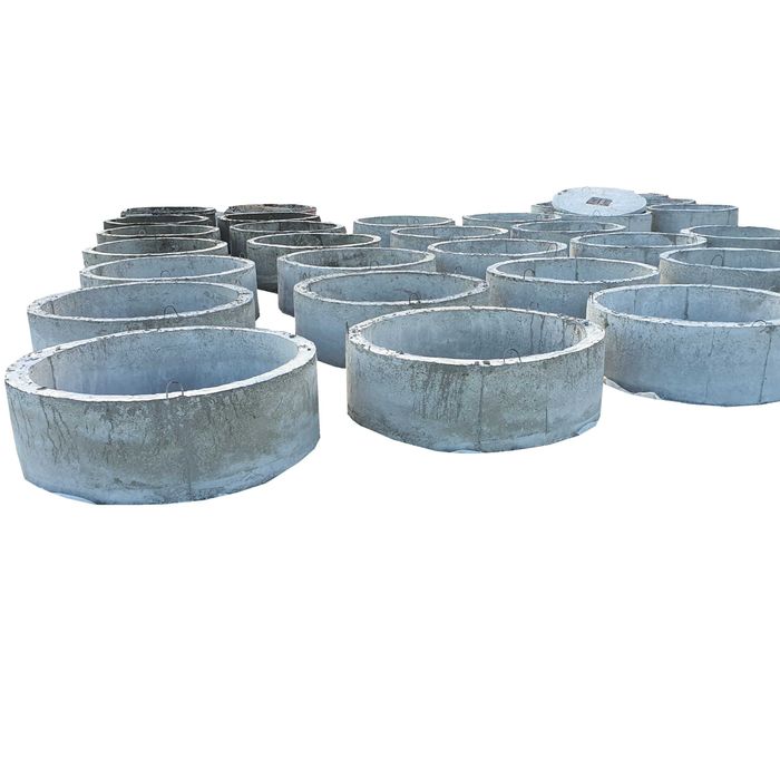 Inele din beton turnate cu armatura 80, 90, 100, 120, 150, 200, 300cm