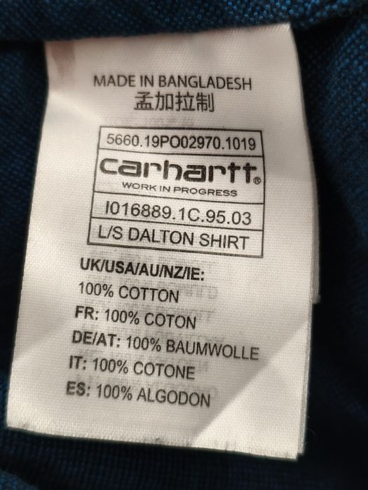 Cămașă Carhartt Dalton Shirt mărime XL bărbat work casual