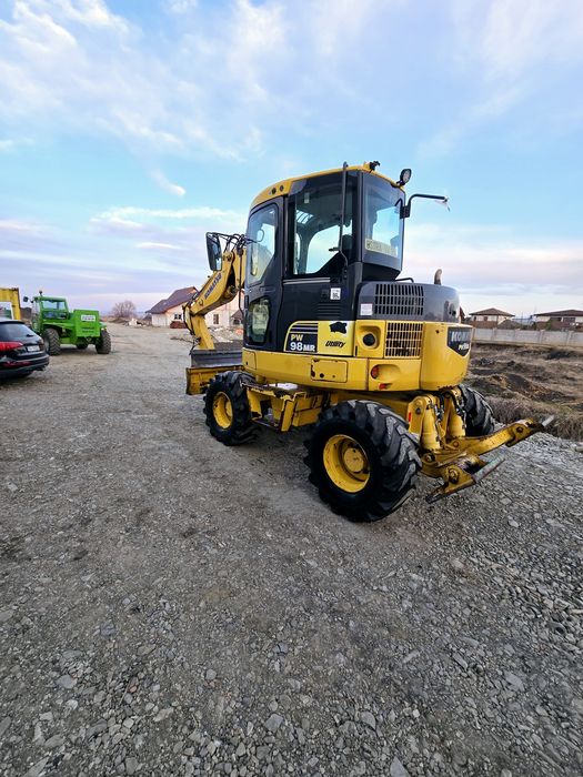 Excavator Mobil Komatsu PW98  MR6 . 4x4