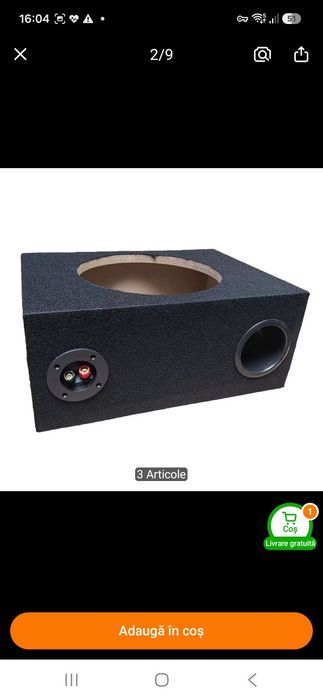 subwoofer 12 inch 2 buc
