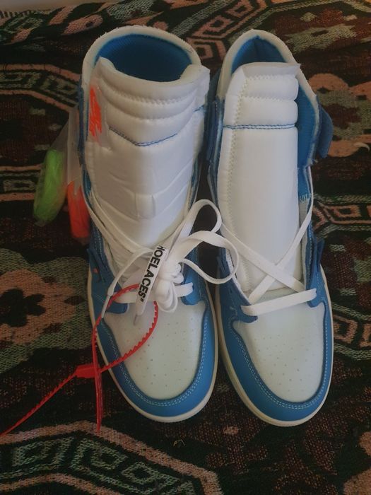 Jordan 1 off white unc review 44