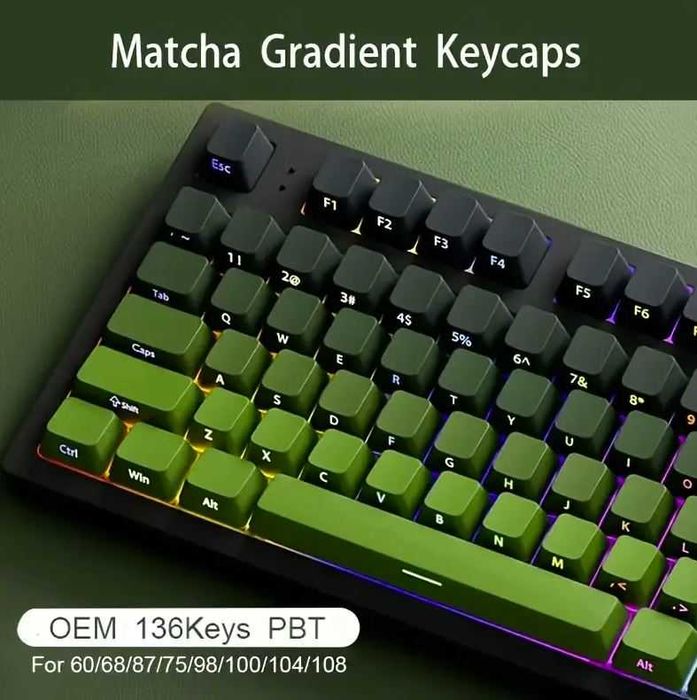 MATCHA клавиши за 100% клавиатура 136 клавиша