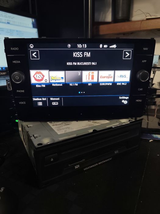 Navigație + Unitate Multimedia VW MIB2 5F Delphi – Display & Ramă, H