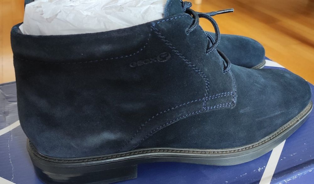 Ghete Geox/Noi in cutie/ piele naturala