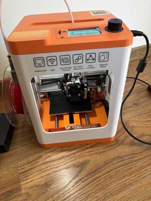 Imprimanta 3D TINA2 S perfect functionala, ideala pentru copii si incepatori