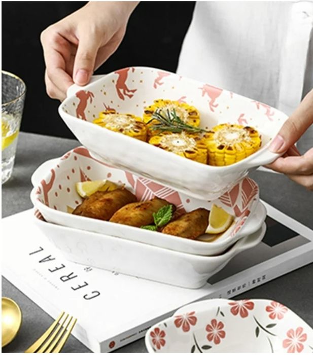 Посуда комплект "Цветочный "