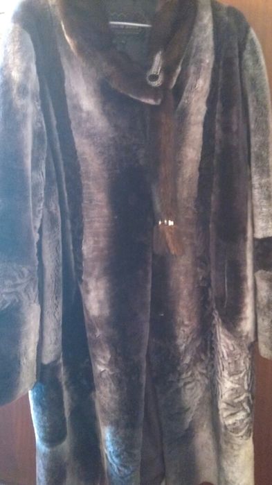 Новая мутоновая шуба.