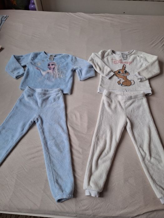 Плюшени дебели пижами размер 110/116