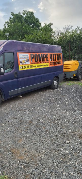 Inchiriere Pompa beton NOUA cu PESTE  100ml furtun