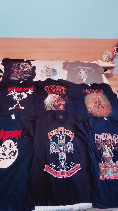 Метъл и рок тениски размер хл