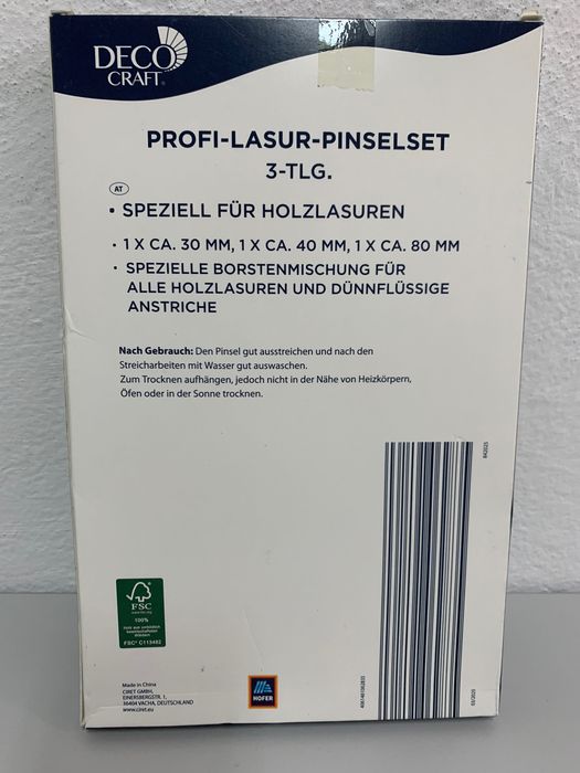 Set 3 Pensule Vopsit