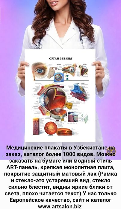 Медицинские плакаты на заказ, большой выбор
