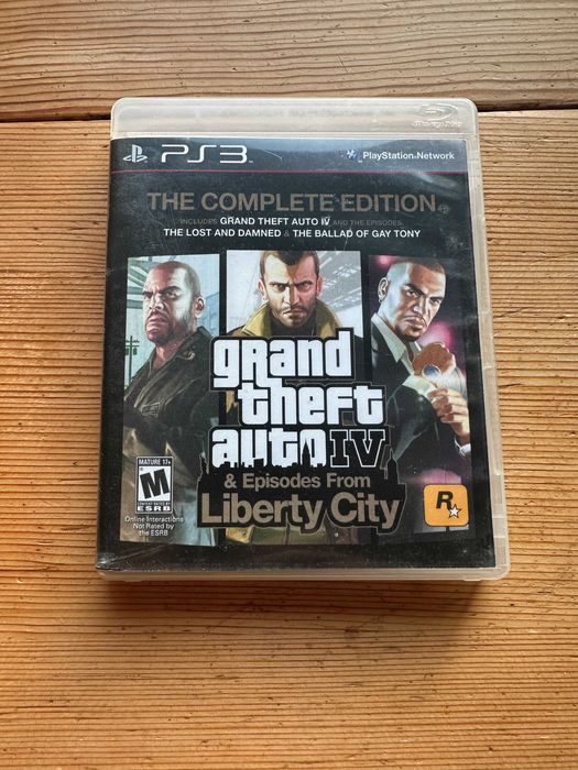 GTA Grand Theft Auto IV: The Complete Edition за PlayStation 3 PS3 GTA 4 + Episodes from Liberty city