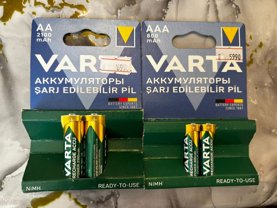 Батарейки аккумуляторы варта
