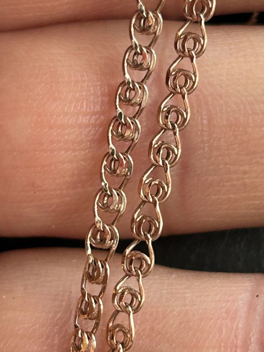 Цепь красное золото 585