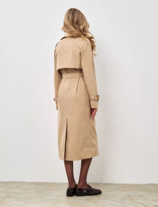 Тренч длинный, плащ оверсайз