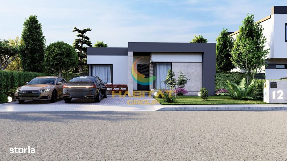 Casă parter 4 camere | 90 mp | Teren 409 mp | STB în complex