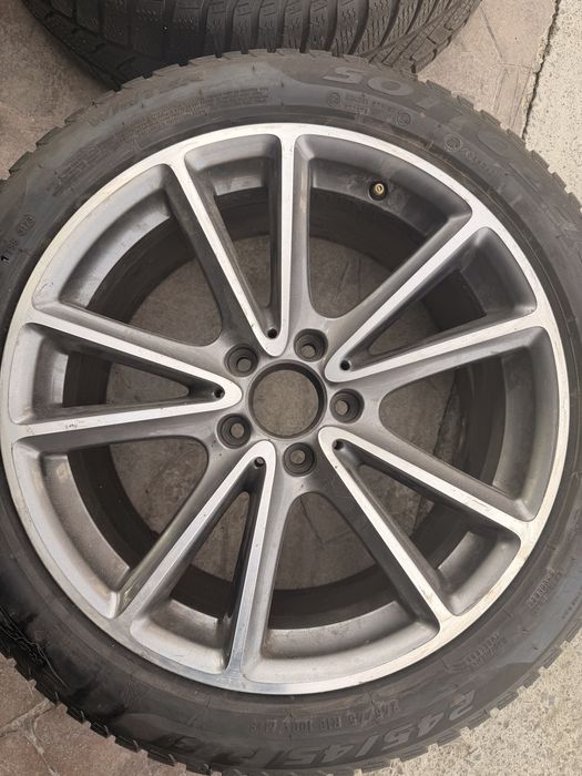 Set roti iarna Mercedes 18" - jante A2574010800 + Pirelli Sottozero