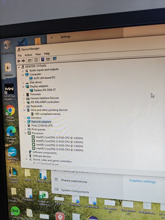 PC GAMING COMPLET + Monitor HP V28 4K 28"