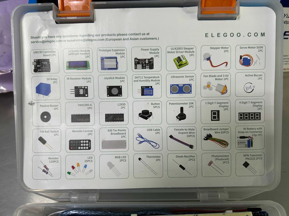 Комплект Uno R3 Project Super Starter Kit, обучение программированию