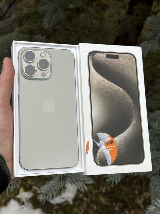 Iphone 15 PRO MAX 256GB, Perfect functional, Liber de retea, Impecabil