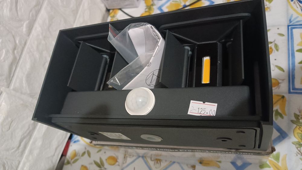 Aplică / lampa exterior Klighten ,IP65,senzor mișcare,ajustare lumina