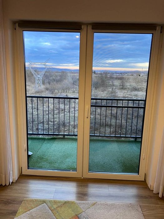 Vand usa termopan cu deschidere dubla Gri antracit