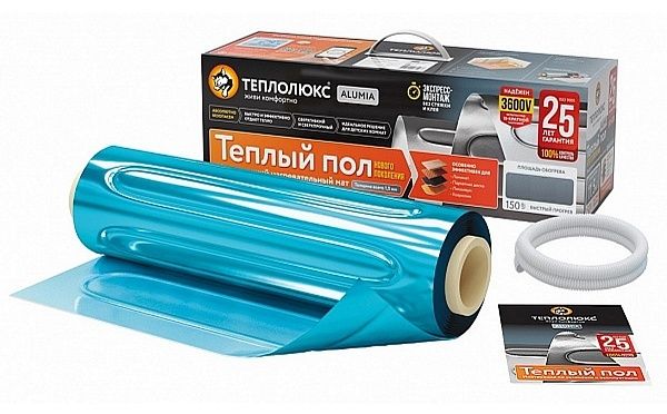 Теплые полы под плитку, ламинат