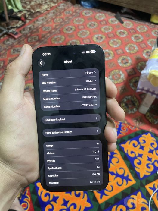 Iphone 14 max kafolati bilan